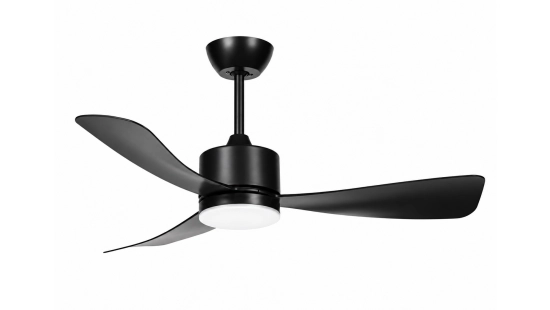 Matte black three-blade ceiling fan-1_1792588240.png